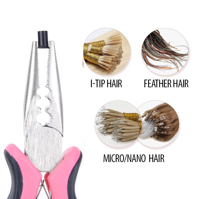 Eve Copper Micro Ring / Euro Lock Beads for Hair Extension - T-TYPE 200 Pcs (3/6 mm)