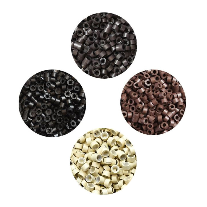 Eve Premium Extension Links - SILICONE TYPE MICRO RINGS 200 PCS (5/3/3 mm)