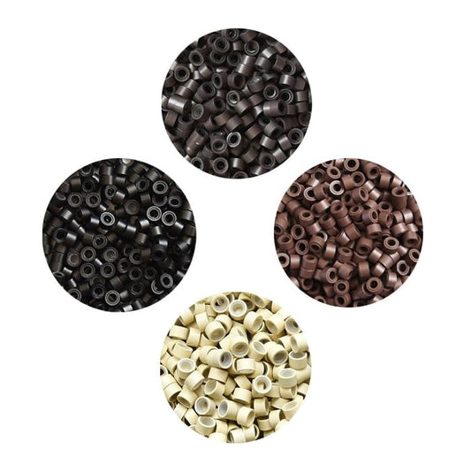 Eve Premium Extension Links - SILICONE TYPE MICRO RINGS 200 PCS (5/3/3 mm)