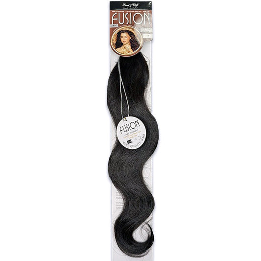Lord & Cliff Fusion Glue Tip 100% Remy Human Hair Extension - BODY PONY/ BODY WAVE 12/16/20" [No Return, No Exchange]
