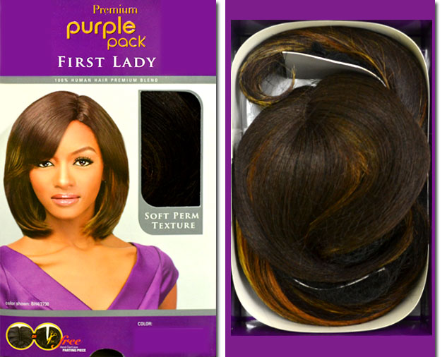 Outre Premium Purple Pack Weave 100% Human Hair Blend - FIRST LADY