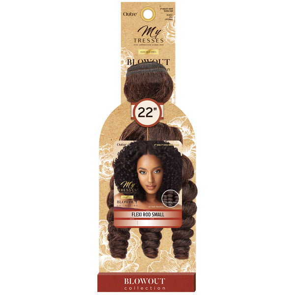 Outre MyTresses Gold Label Blowout Collection Unprocessed Human Hair Weave - FLEXI ROD SMALL