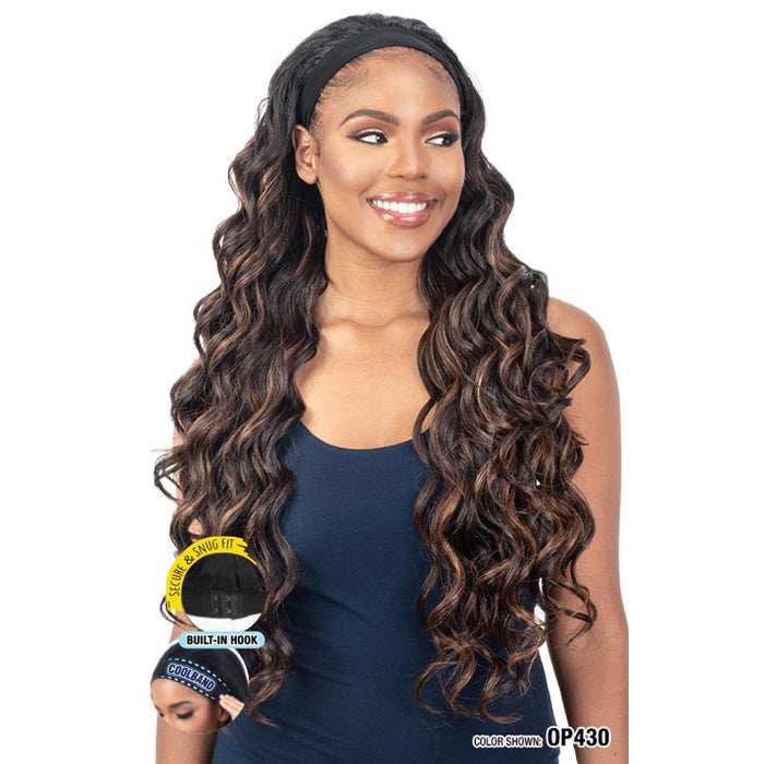 Shake N Go Equal Headband Full Cap Half Wig - UTOPIA