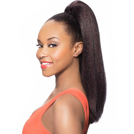 Foxy Silver Drawstring Ponytail - DS 010