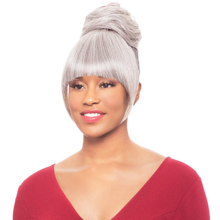 Foxy Silver Bang N Ponytail - DUET 4
