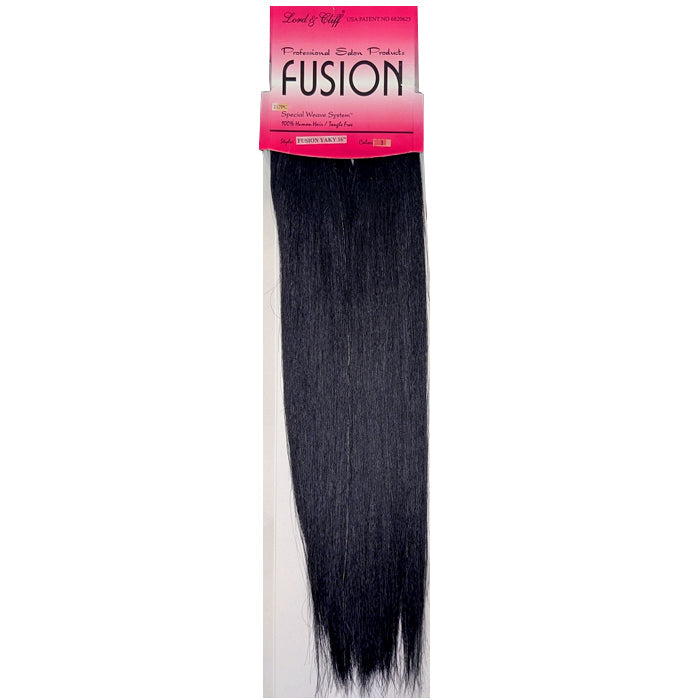 Lord & Cliff Fusion Glue Tip 100% Human Hair Extension - YAKY 12/16/20"