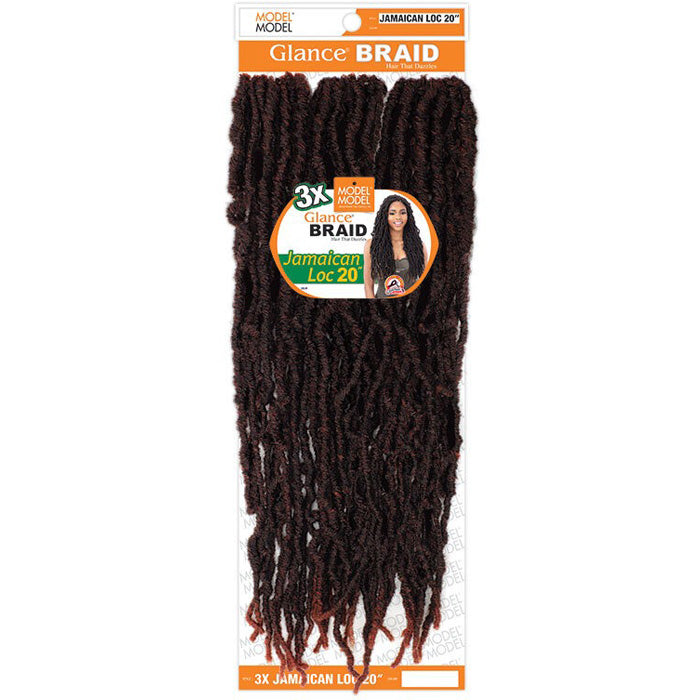 Model Model Glance Pre-Looped Crochet Braid - JAMAICAN LOC 20" 3X