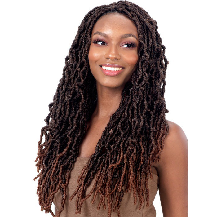 Model Model Glance Pre-Looped Crochet Braids - 3X TRINI LOC 18"