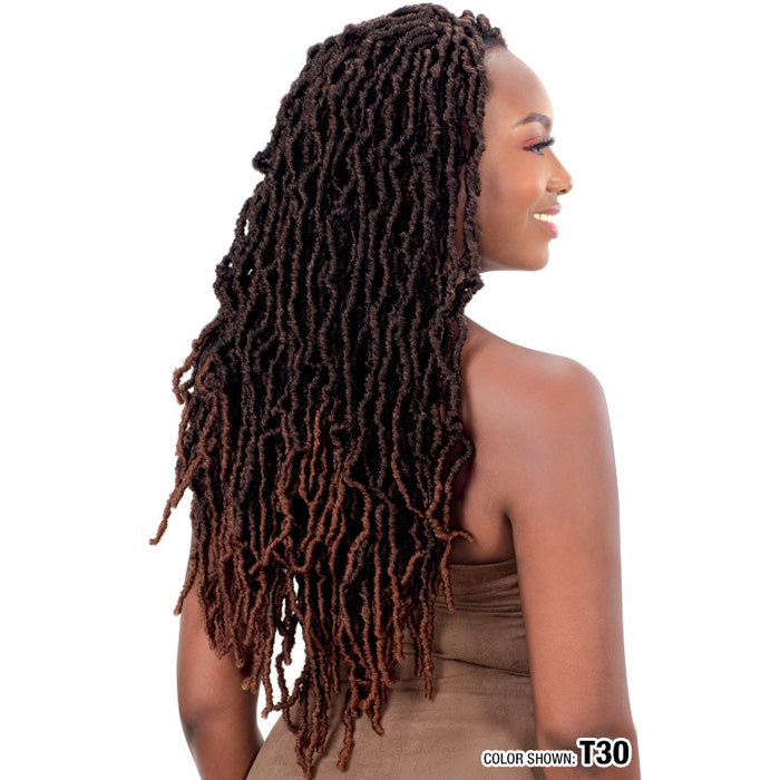 Model Model Glance Pre-Looped Crochet Braids - 3X TRINI LOC 18"