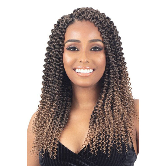 Model Model Glance Crochet Braids - PRE-STRETCHED WATER BOHEMIAN CURL 14" 3X