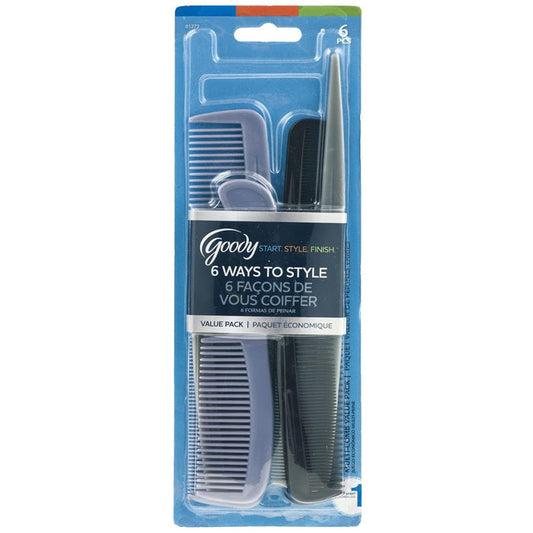Goody Family Pack Comb 6 Pcs Value Pack