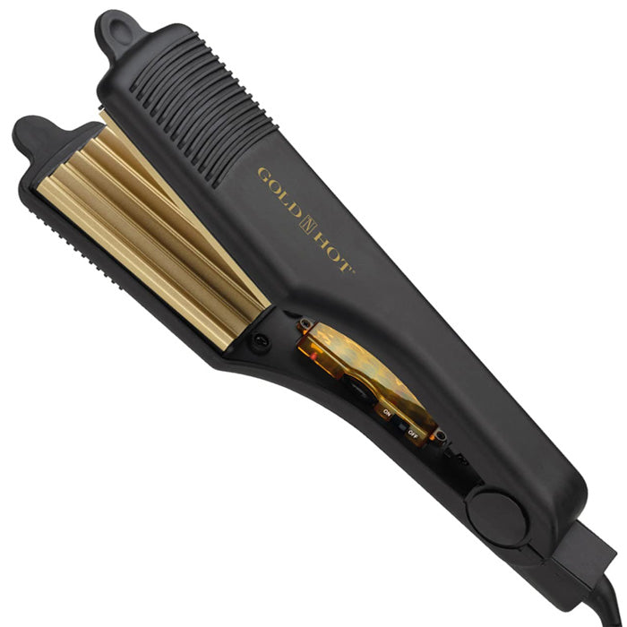 Gold N Hot Gold Tone Crimping Iron 2 Inch