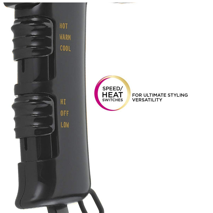Gold N Hot 1875 Watt Euro Dryer with Gold Barrel
