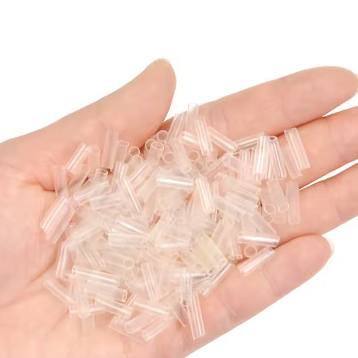 Lord & Cliff Micro Links Tube - SHRINKABLE (CLEAR) 500 Pcs