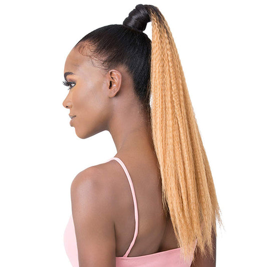 Goldntree Wrap Ponytail - CRIMPED CURL 22"