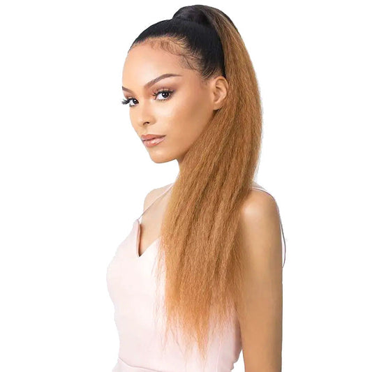 Goldntree Wrap Ponytail - KINKY STRAIGHT 26"