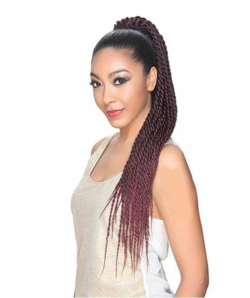 Zury Sis Dios Drawstring Ponytail MISS HAVANA 30 Inch (Individual Hand Braided)