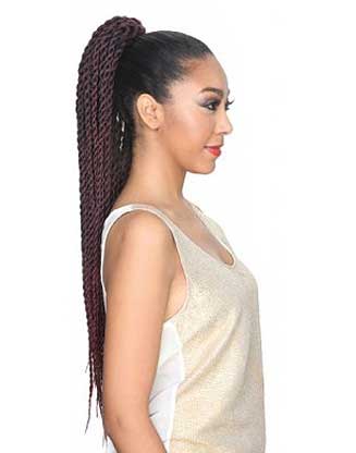 Zury Sis Dios Drawstring Ponytail MISS HAVANA 30 Inch (Individual Hand Braided)