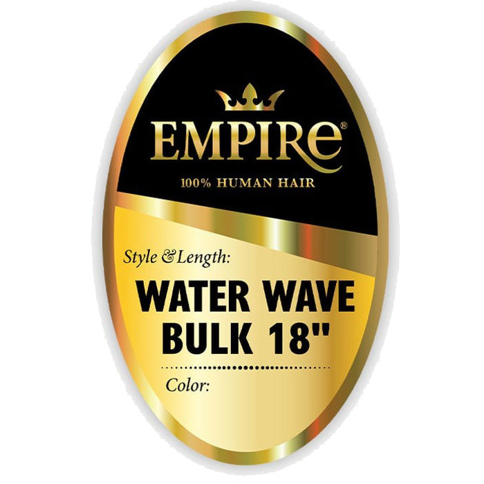 Sensationnel Empire Human Hair Braids - WATER WAVE BULK 18" / 22"