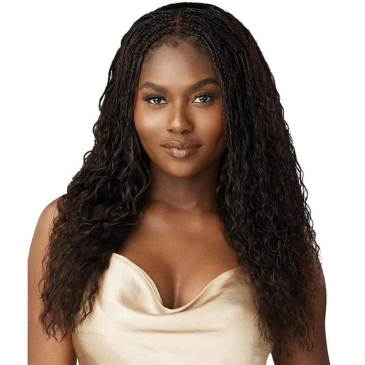 Outre Mytresses Gold Label 100% Human Hair Braids - PRE-STRETCHED W&W SPLASH DEEP BULK 18", 24"