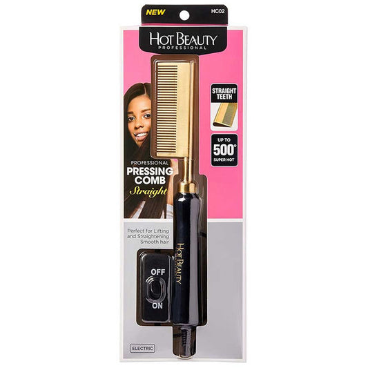 Hot Beauty Professional Pressing Comb - Small