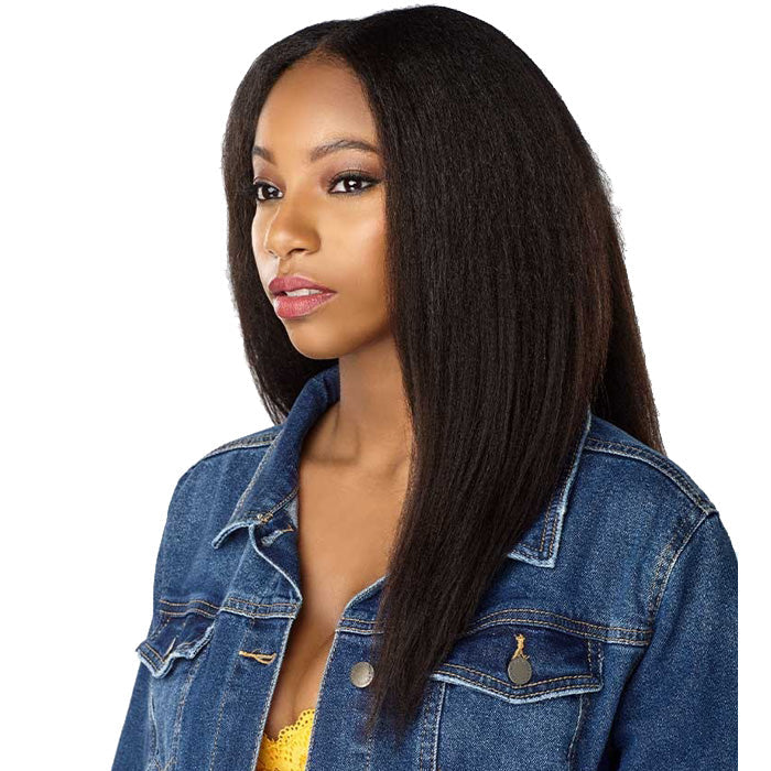 Sensationnel Human Hair Curls Kinks & CO Textured Clip In Extension - HH 1C CLIQUE 9PCS (16-20 Inch)