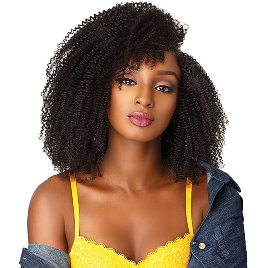 Sensationnel Human Hair Curls Kinks & CO Textured Clip In Extension - HH 3C CLIQUE 9PCS (14-18 Inch)