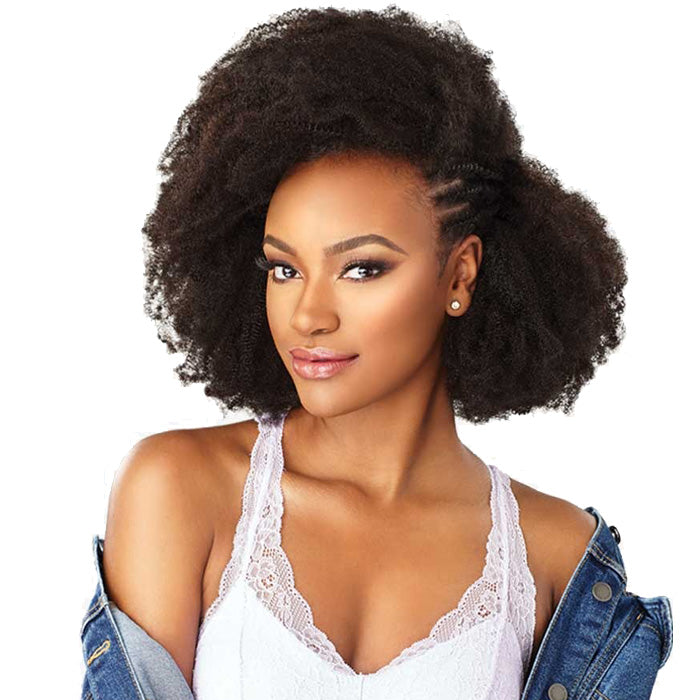 Sensationnel Human Hair Curls Kinks & CO Textured Clip In Extension - HH 4C CLIQUE 9PCS (14-18 Inch)