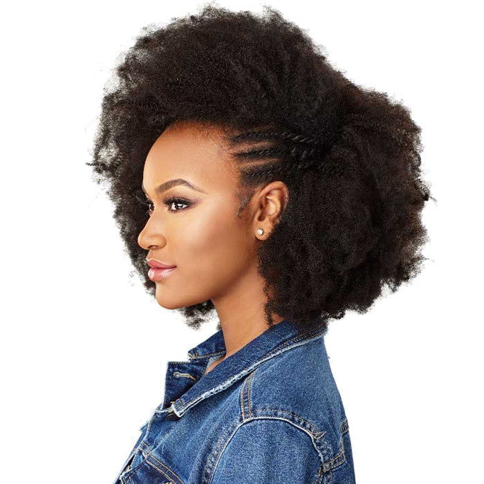 Sensationnel Human Hair Curls Kinks & CO Textured Clip In Extension - HH 4C CLIQUE 9PCS (14-18 Inch)