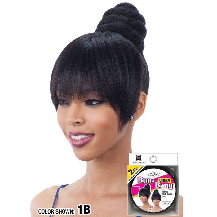 Freetress Equal Bun & Bang SWIRL BUN BANG