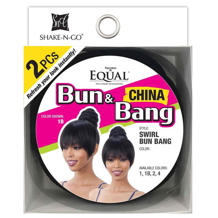Freetress Equal Bun & Bang SWIRL BUN BANG