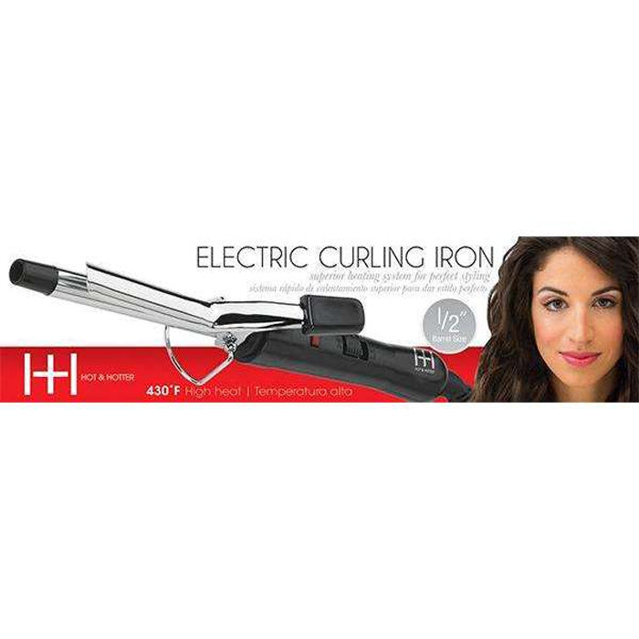 Annie Hot & Hotter Electrical Silver Curling Iron