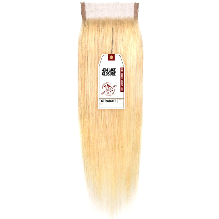 Sensationnel Bare & Natural 100% Virgin Human Hair 4x4 Lace Closure - STRAIGHT 10-18"