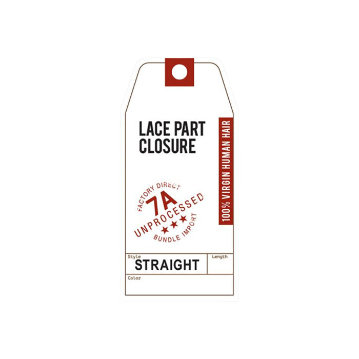 Sensationnel Bare & Natural 100% Virgin Remi Human Hair 4x4 Lace Part Closure - 7A STRAIGHT 10/14/18"