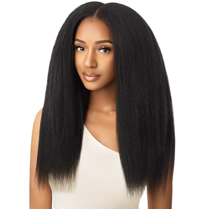 Outre Big Beautiful Hair Human Hair Blend Clip In 9pcs Weave - KINKY STRAIGHT 18"