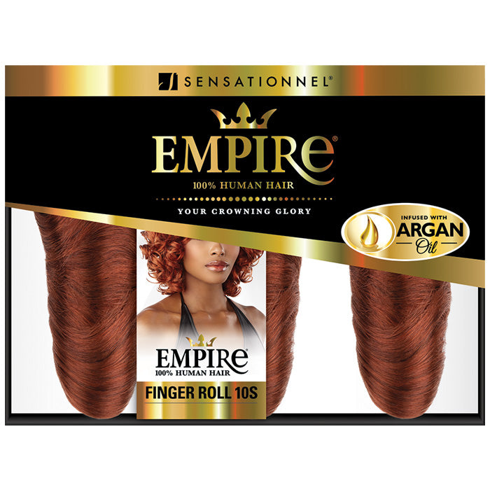 Sensationnel Empire 100% Human Hair Weaves 3PCS - FINGER ROLL 10S