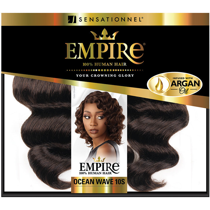 Sensationnel Empire 100% Human Hair Weaves 3PCS - OCEAN WAVE 10S