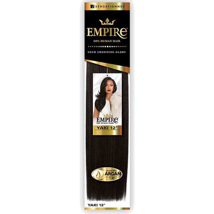 Sensationnel Empire Human Hair Weave - PERM YAKI 10/12"