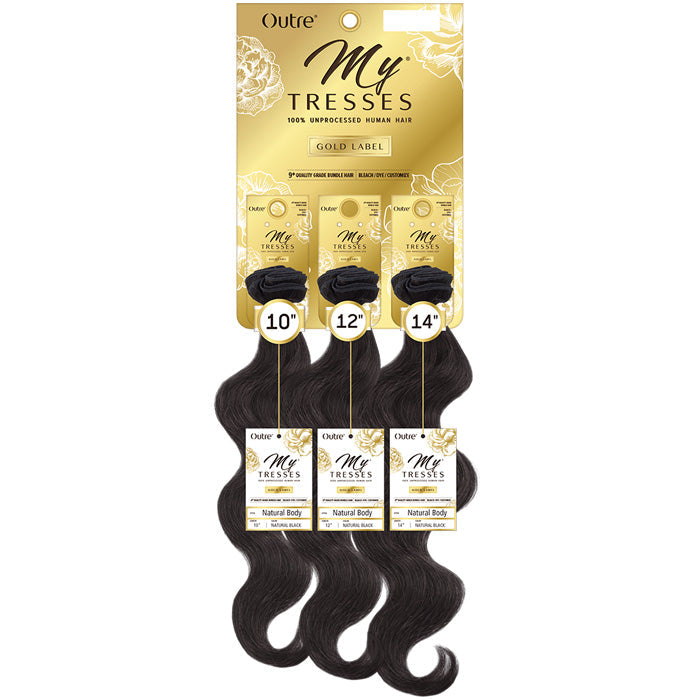Outre MyTresses Gold Label 100% Unprocessed Human Hair Weave - NATURAL BODY MULTI