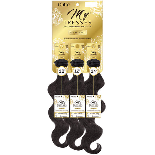 Outre MyTresses Gold Label 100% Unprocessed Human Hair Weave - NATURAL BODY MULTI