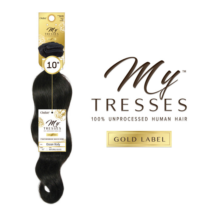 Outre MyTresses Gold Label 100% Unprocessed Human Hair Weave 8+ OCEAN BODY 10-22 Inch