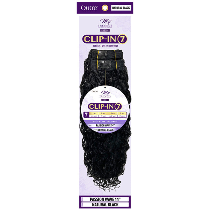Outre 100% Unprocessed Human Hair 7pcs Clip-In - PASSION WAVE 14