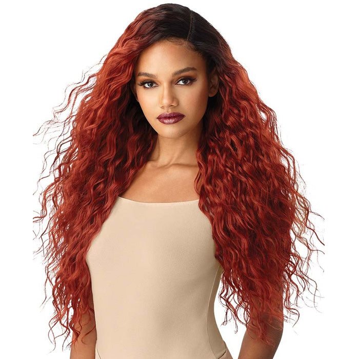 Outre Purple Pack Brazilian Bundle Human Hair Blend Weave - NATURAL WAVE 18-36"