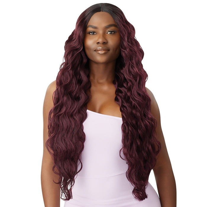Outre Purple Pack Brazilian Boutique Human Hair Blend Weave - VIRGIN BODY 4PCS (26/28/30 inch + 4 inch lace closure)