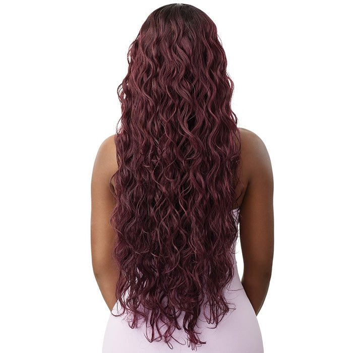 Outre Purple Pack Brazilian Boutique Human Hair Blend Weave - VIRGIN BODY 4PCS (26/28/30 inch + 4 inch lace closure)