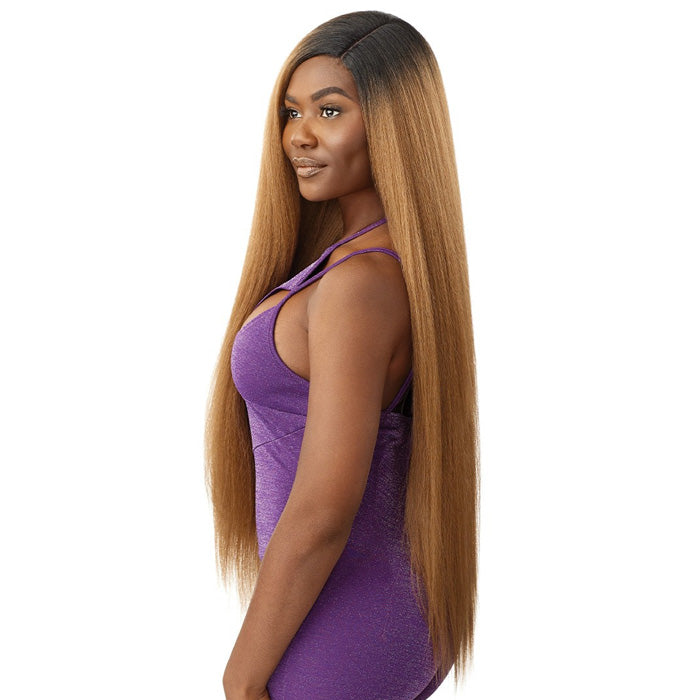 Outre Purple Pack Brazilian Boutique Human Hair Blend Weave - VIRGIN VOLUME PRESSED 4PCS (26/28/30 inch + 4 inch lace closure)
