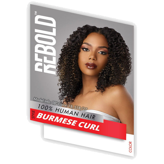 Sensationnel Rebold 100% Human Hair Weaves - BURMESE CURL (10/12/14/16/18)