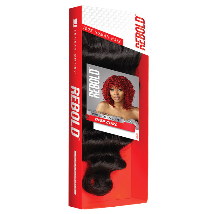 Sensationnel Rebold 100% Human Hair Weaves - DEEP CURL (10/12/14/16/18)