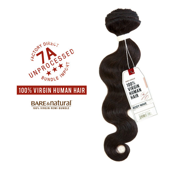 Sensationnel Bare & Natural Unprocessed 100% Virgin Human Hair 7A Weave - BODY WAVE 14-28"