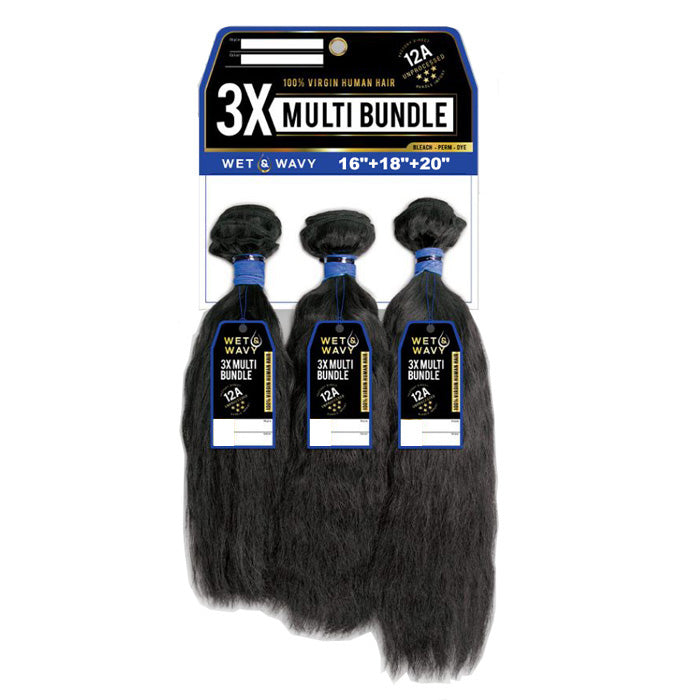 Sensationnel 12A 100% Virgin Human Hair 3X Multi Bundle Wet&Wavy - BOHEMIAN (16"18"20")